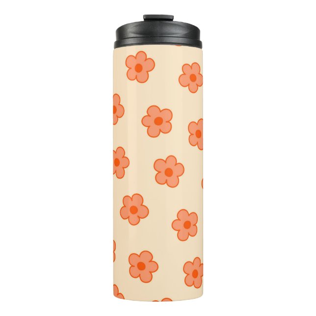 Termo Naranja Hippie Peach Preppy (Anverso)
