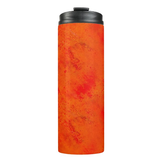 Termo Naranja inconsútil del extracto del fondo de la (Anverso)