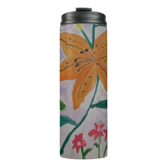 Termo Naranja Lily Thermal Tumbler (Anverso)
