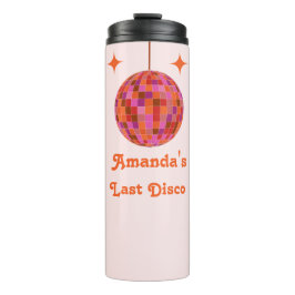 Termo Naranja Rosa Groovy Última disco Bachelorette