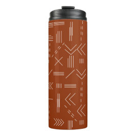 Termo Naranja Terracotta Gorgetric Pattern