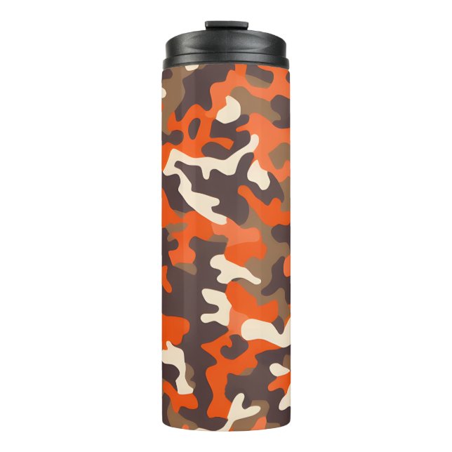 Termo Naranja y Brown Camo (Anverso)