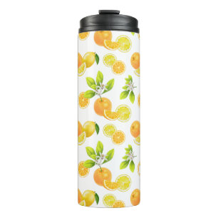 Termo Naranjas artísticos de frutas cítricas y Patten de