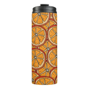 Termo Naranjas de mano arrastrada: sin inconvenientes