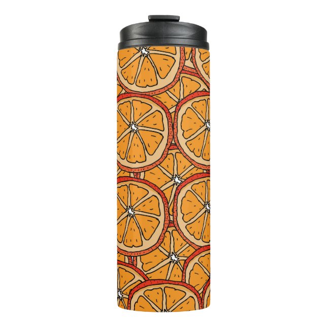 Termo Naranjas de mano arrastrada: sin inconvenientes (Anverso)