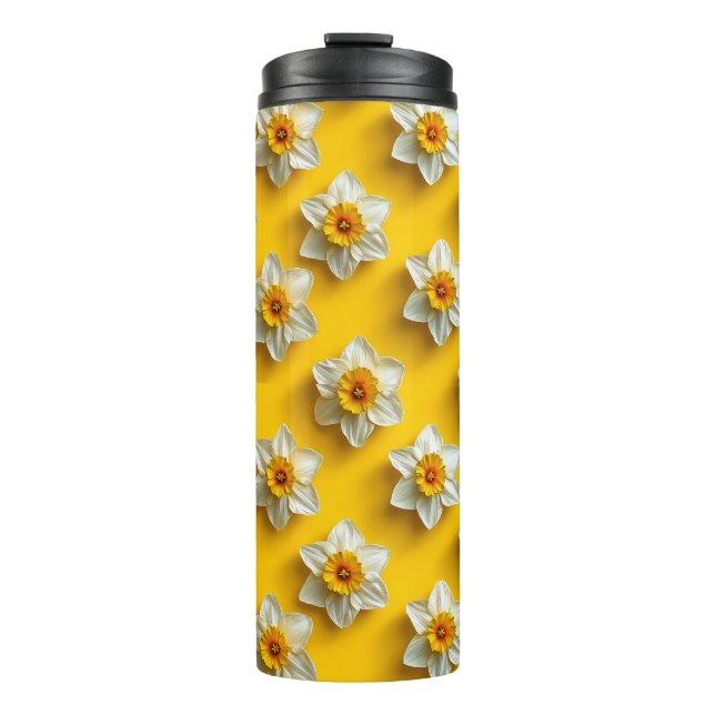 Termo Narcisos Amarillo Soleado 🌼✨ Floral Fresca de Pri (Anverso)