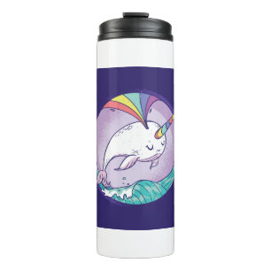 Termo Narwhal arcoiris