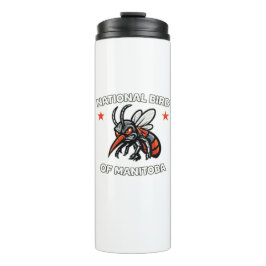 Termo National Bird Manitoba Funny Mosquito Travel Mug