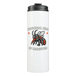 Termo National Bird Manitoba Funny Mosquito Travel Mug