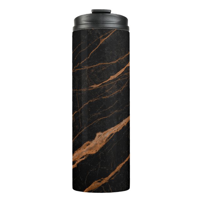 Termo natural black emperador marble texture background  (Anverso)