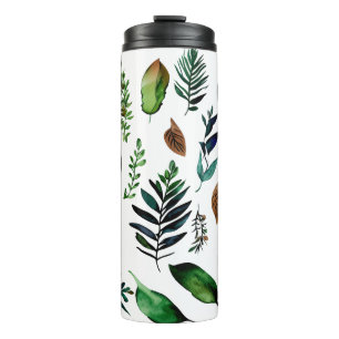 Termo Naturaleza botánica del follaje verde