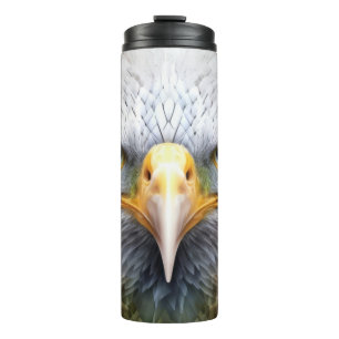 Termo Naturaleza del retrato animal de águila Pintado de