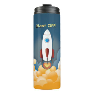 Termo Nave Espacial Personalizada con Nombre