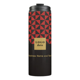 Termo Nave negra y roja Duo - Logotipo comercial