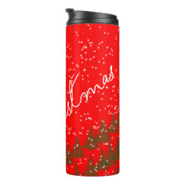 Termo Navidad Alegre Dibujada a Mano