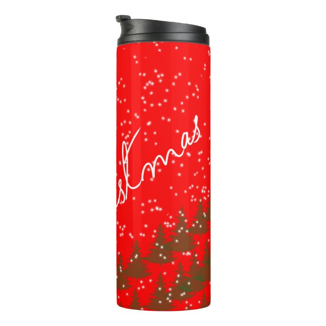 Termo Navidad Alegre Dibujada a Mano (Rotado hacia la derecha)