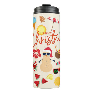 Termo Navidad Tropical