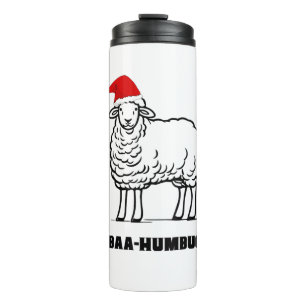 Termo Navidades Baa-Humbug-Oveja graciosa agricultora An