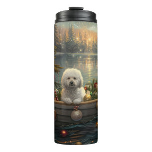 Termo Navidades Bichon Frise Voyage festivo