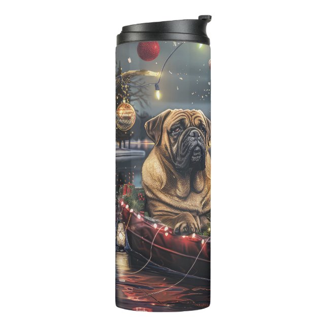 Termo Navidades Bullmastiff Voyage festivo (Rotado hacia la izquierda)