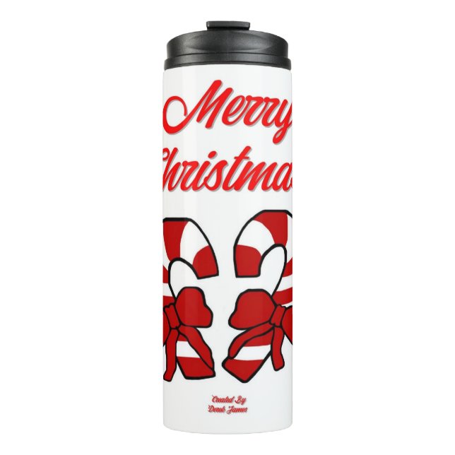 Termo Navidades Candy Canes Thermal Tumbler (Anverso)