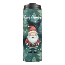 Navidades de acuarela Santa Claus -