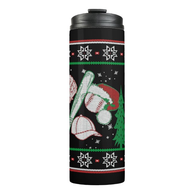 Termo Navidades de béisbol (Anverso)