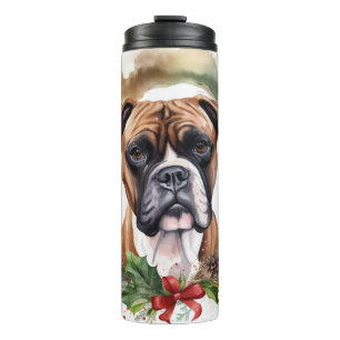 Termo Navidades de Boxer Wreath Festimes Pup