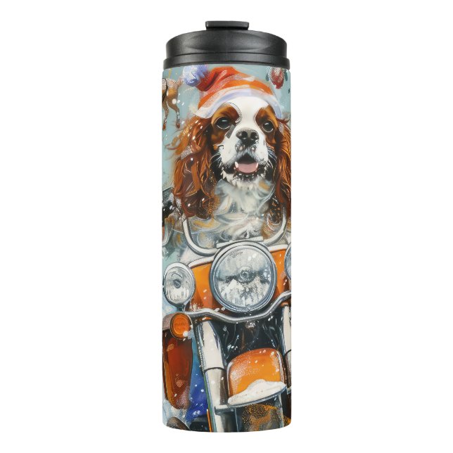 Termo Navidades de Cavalier King Charles Spaniel (Anverso)