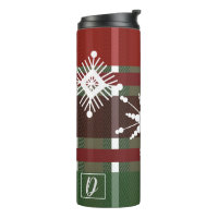 Navidades de copos de nieve iniciales con suéter d