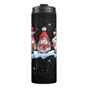 Termo Navidades de Gnomes Enfermera Phlebotomy