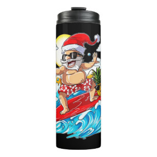 Termo Navidades de julio en el surf de Santa Hawái