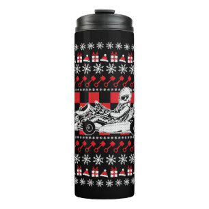 Termo Navidades de la Carreras Go Kart