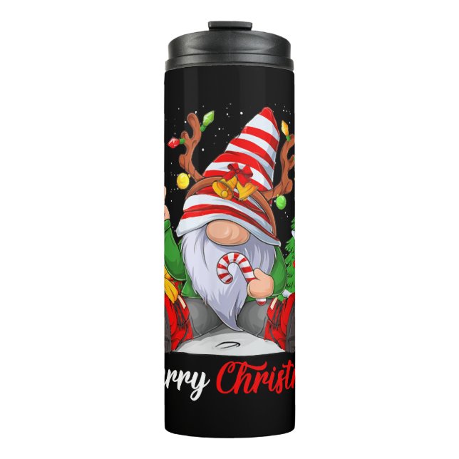 Termo Navidades de la familia Merry Christmas Gnomes (Anverso)