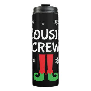 Termo Navidades de la tripulación de primo diciendo