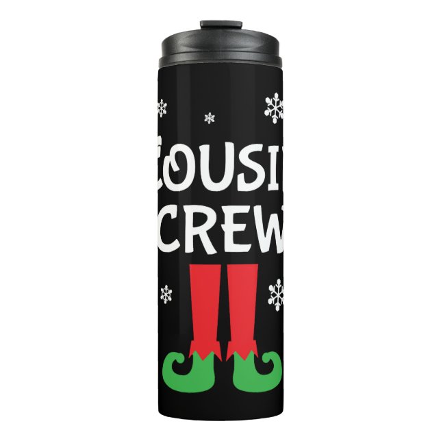 Termo Navidades de la tripulación de primo diciendo (Anverso)