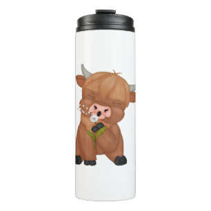 Termo Navidades de las vacas de montaña Merry and Bright