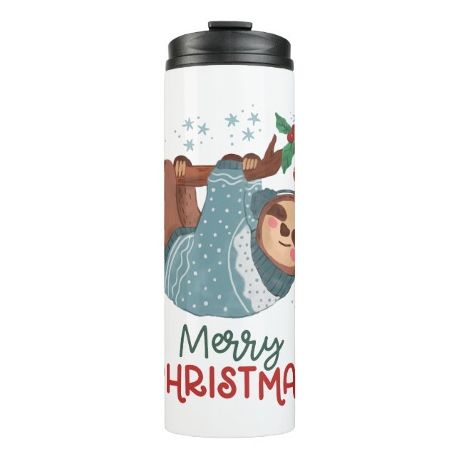 Termo Navidades de Lazy Sloth (Anverso)