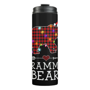 Termo Navidades De Oso Grammy Pajama Red Plaid