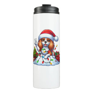 Termo Navidades de Peace Hand Cavalier King Charles Span