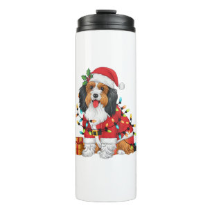 Termo Navidades de perros de Santa Habana iluminan Navid