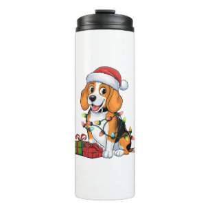 Termo Navidades de Perros de Santa Hat Beagle
