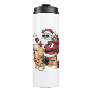 Termo Navidades de perros de vacas vacacionales iluminan