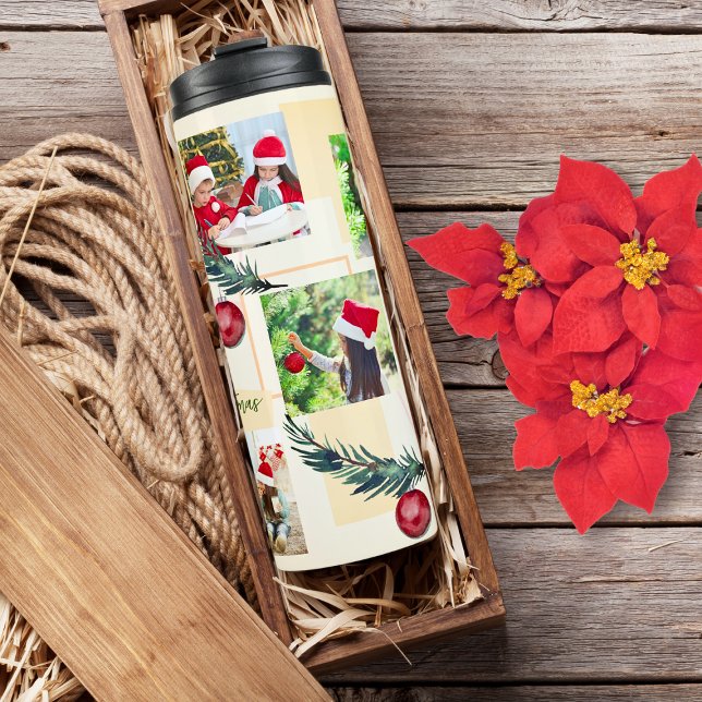 Termo Navidades de plantilla de fotos de Light Peach 6 (Subido por el creador)