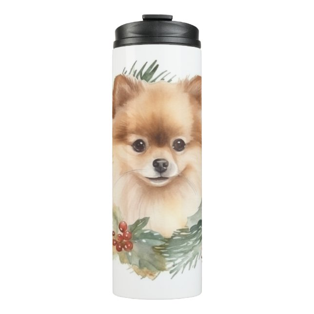Termo Navidades de Pomerania Usaban elogios festivos (Anverso)