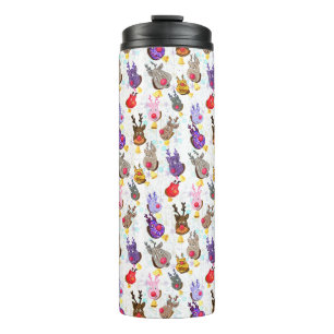 Termo Navidades de renos con pandillas termal Tumbler