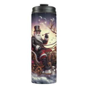 Termo Navidades de steampunk de Santa/Reindeer/invierno