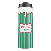 Navidades del Polo Norte Viajan en café Elf