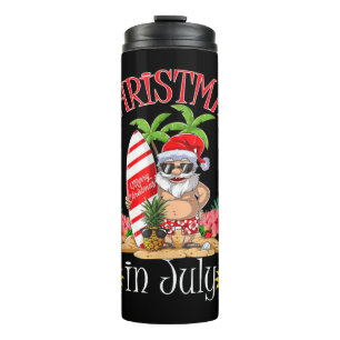 Termo Navidades En Julio De Vacaciones En Playa Santa Su