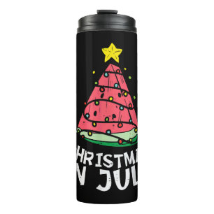 Termo Navidades En Julio: La sandía De Navidad Árbol De 
